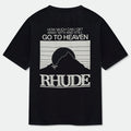 RHUDE Go To Heaven Graphic T-Shirt – Black / White