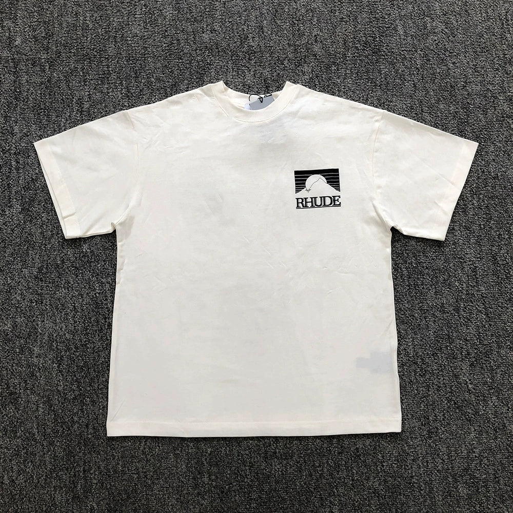 RHUDE Go To Heaven Graphic T-Shirt – Black / White