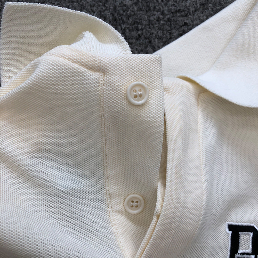 RHUDE Boxy Cotton-Piqué Polo Shirt – Off-White