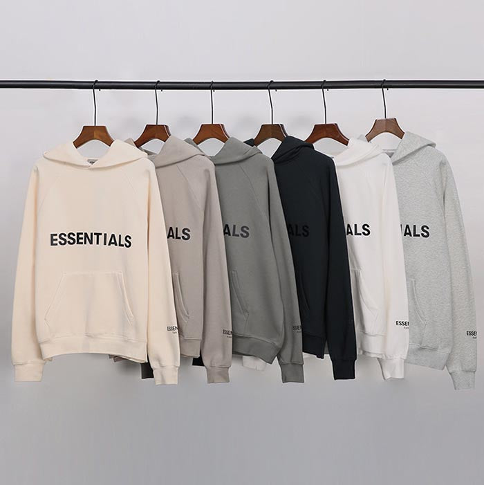 Fear Of God Essentials Hoodie – Black / Camel / Apricot / Cement Gray / White / Hemp Gray