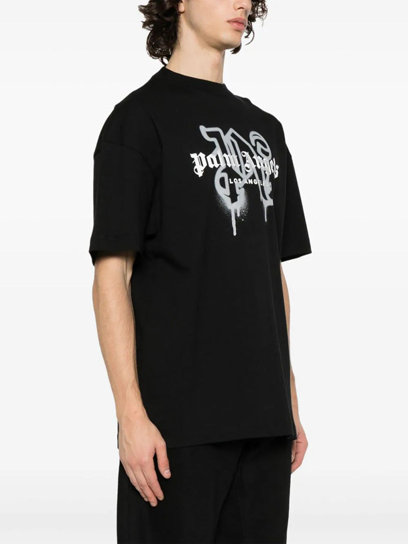 Palm Angels Classic Logo Print T-Shirt – 100% Cotton