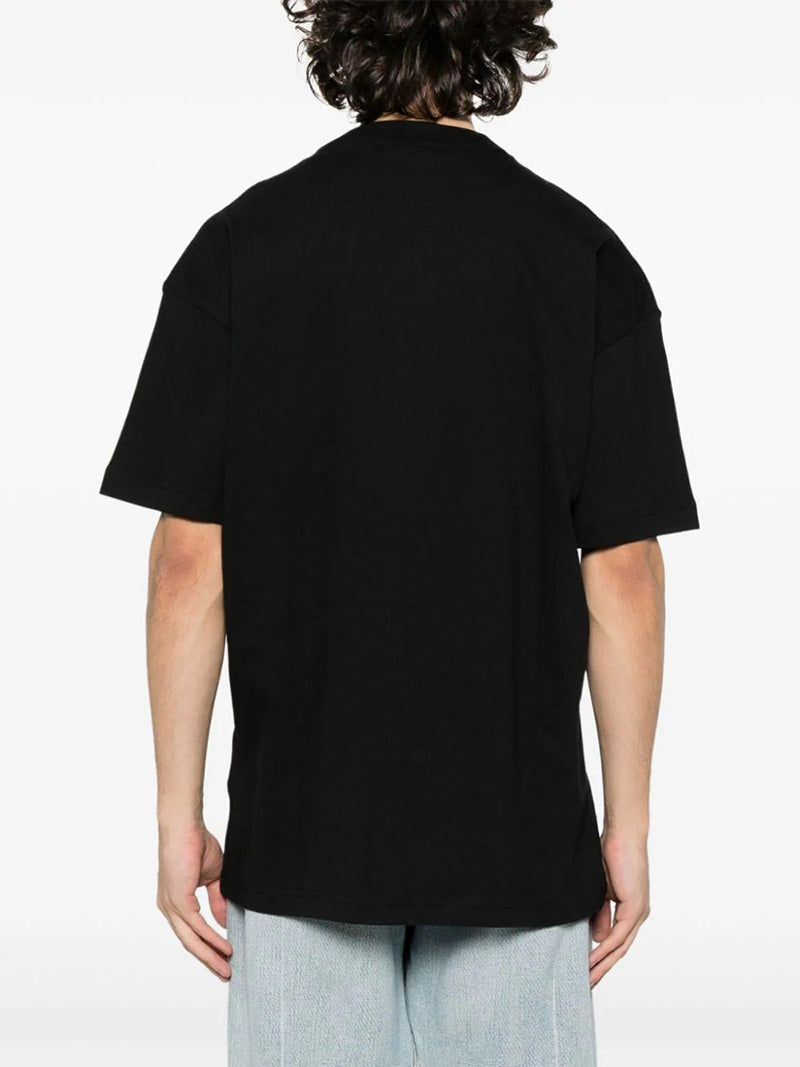 Palm Angels Logo Print T-Shirt – Black | 100% Cotton