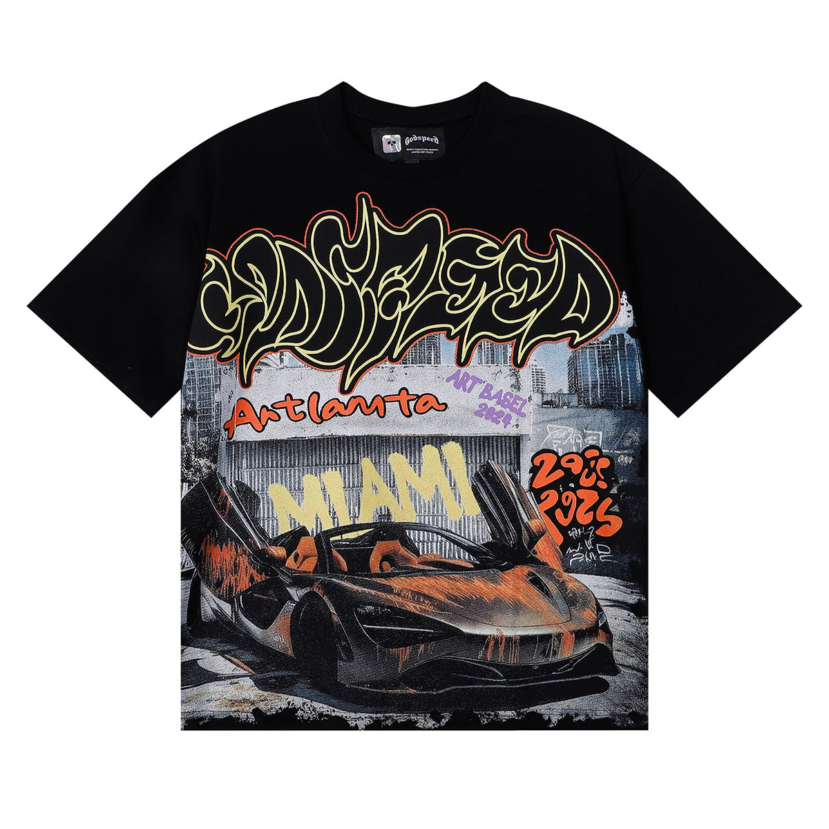 GODSPEED Miami Exclusive Artlanda T-Shirt – 100% Cotton Graphic Tee