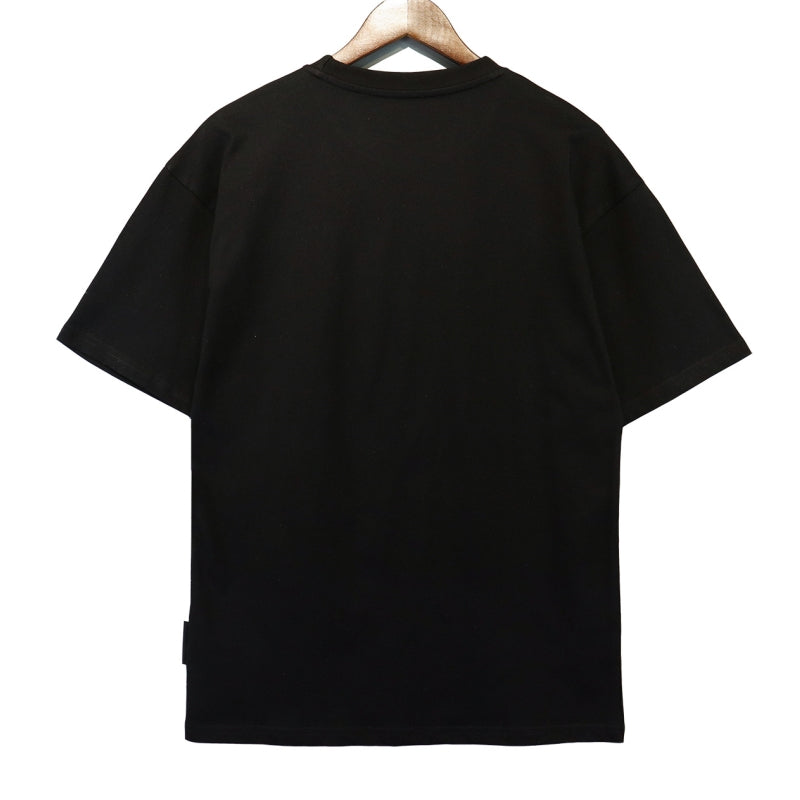 Palm Angels Spray Paint Star Gothic Logo Oversized T-Shirt