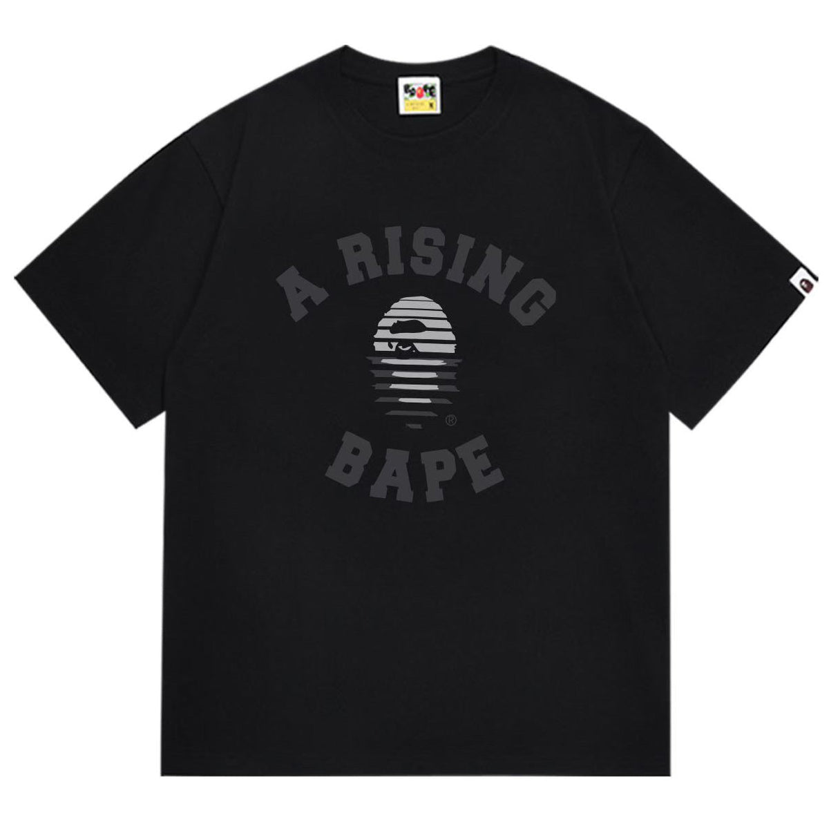 BAPE Ape Head Graphic Tee – Crew Neck Relaxed Fit