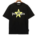 Palm Angels Spray Paint Star Gothic Logo Oversized T-Shirt