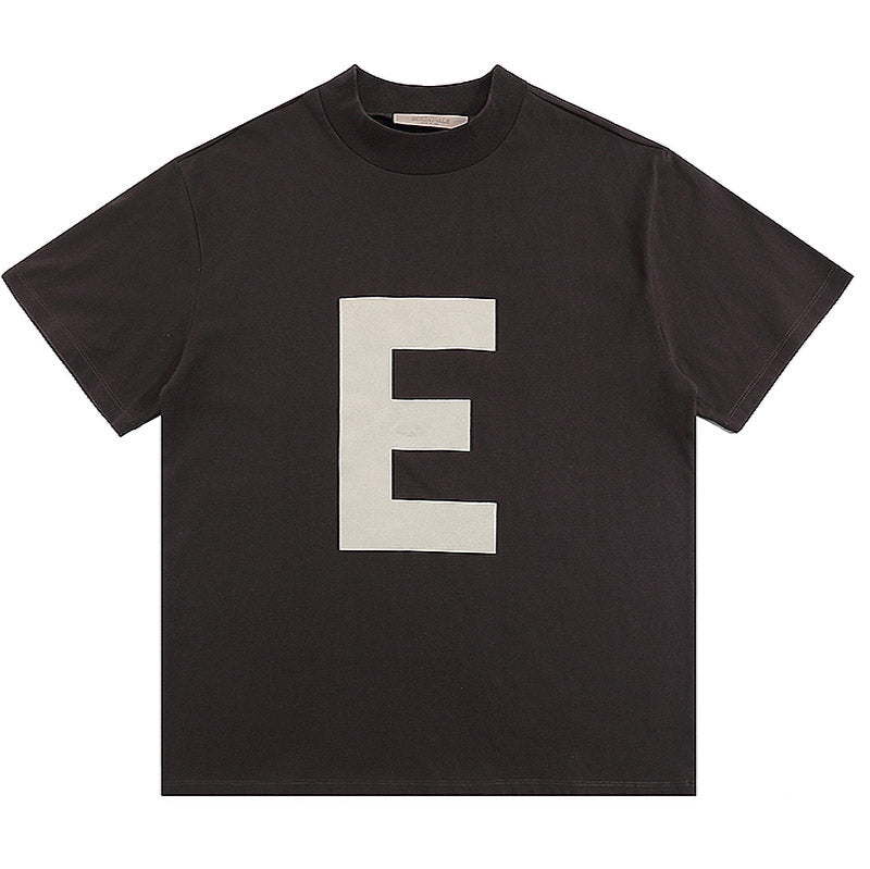 Fear of God Essentials Big E T-Shirt – Black / Gray / Fruit Green