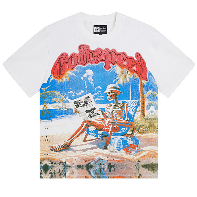 GODSPEED Permanent Vacation Graphic T-Shirt – 100% Cotton