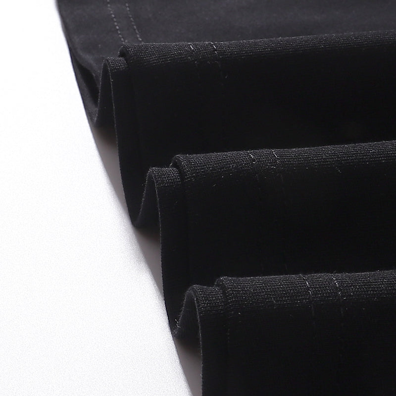 RHUDE Split Petrol Logo Tee – White / Black