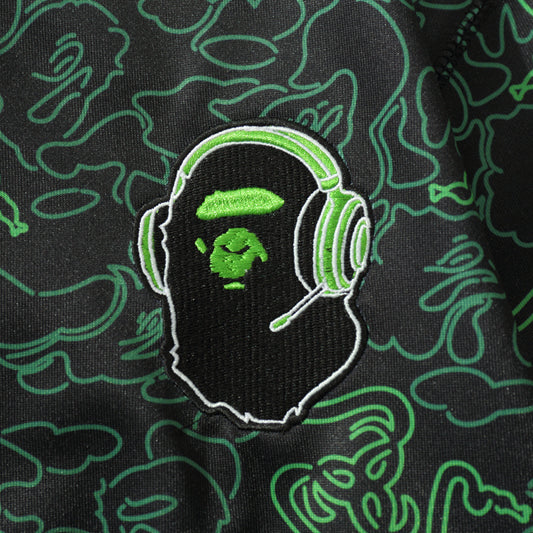 BAPE Shark Snake Print Full-Zip Hoodie