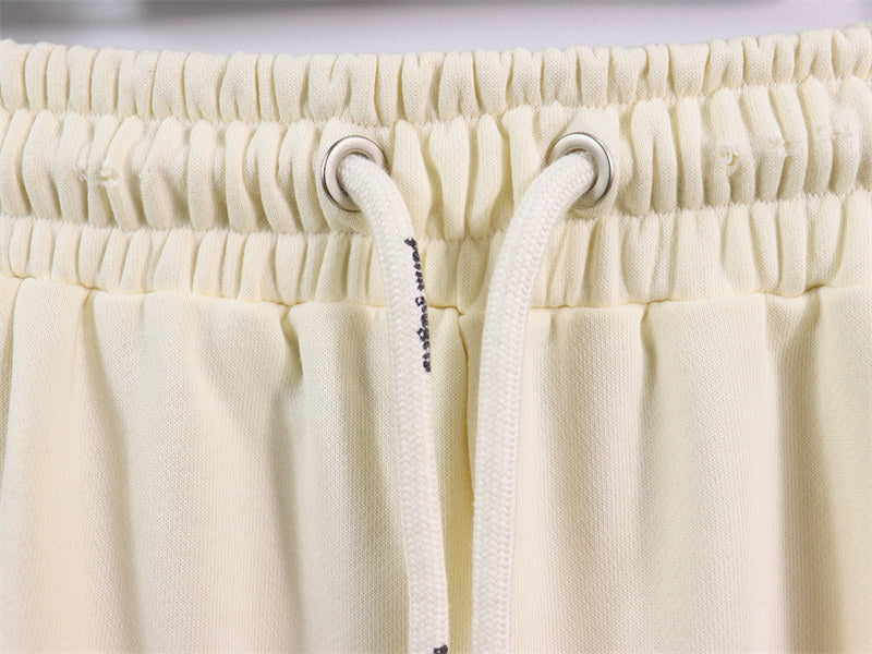 Palm Angels Cotton Shorts — Apricot