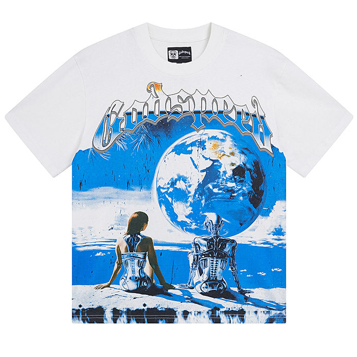 GODSPEED Artificial Love Layered Graphic T-Shirt