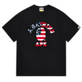 BAPE Ape Head Graphic Tee - Black & White