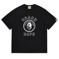 BAPE Ape Head Printed Tee - Black & White