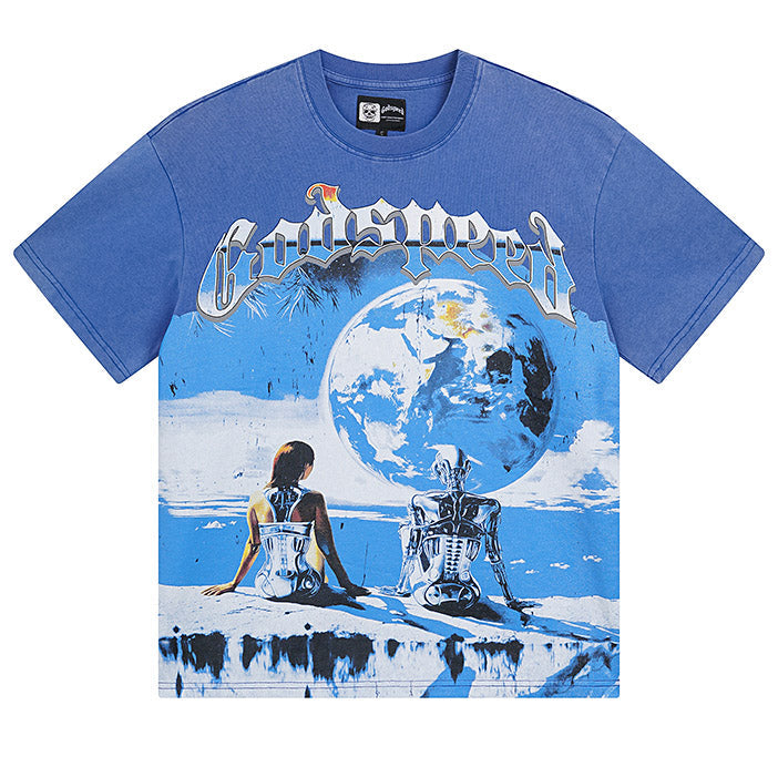 GODSPEED Artificial Love Layered Graphic T-Shirt