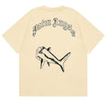Palm Angels Shark Print Back Logo T-Shirt
