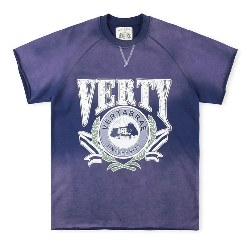 Vertabrae Verty University Crewneck Tee – Blue