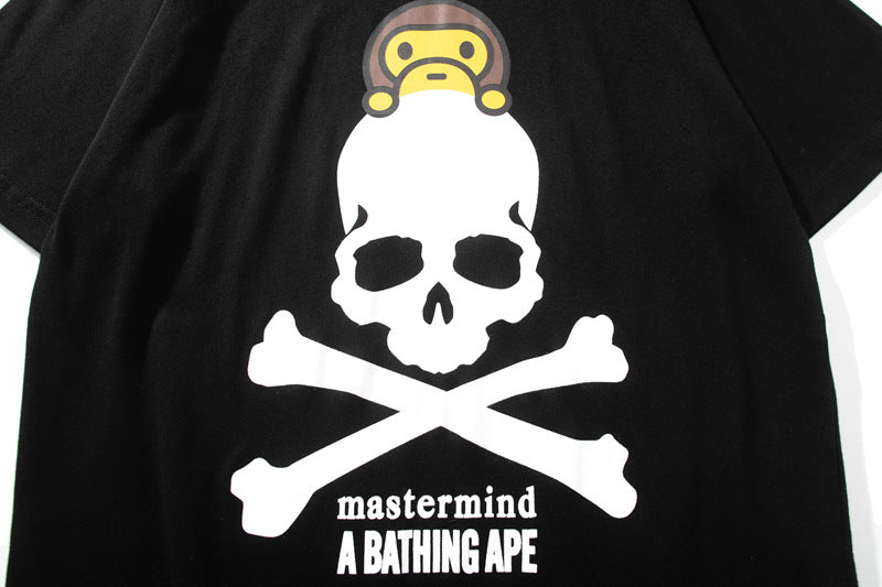 BAPE x Mastermind Japan Baby Milo Skull Tee
