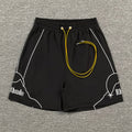 RHUDE Moonlight Pista Cloud Outline Sport Shorts – Black / Gray