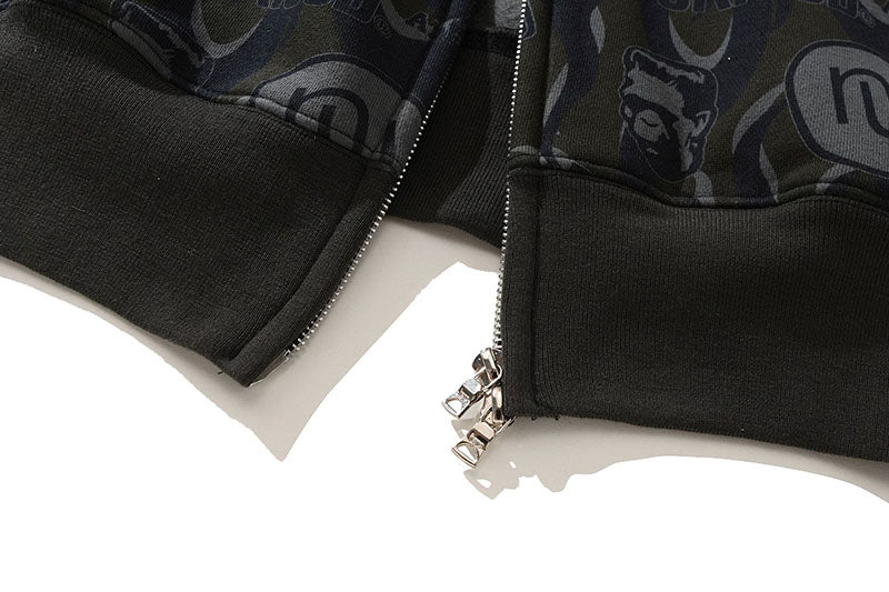 BAPE Black Gold Shark Camouflage Hoodie