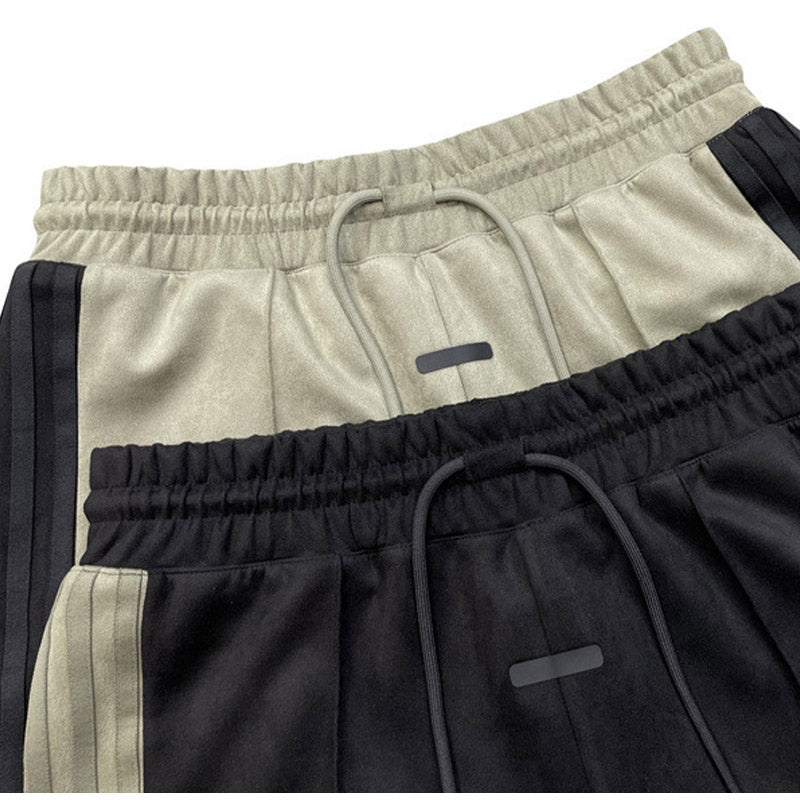 Fear Of God Essentials Side Panel Contrast Sweatpants – Black / Gray Green