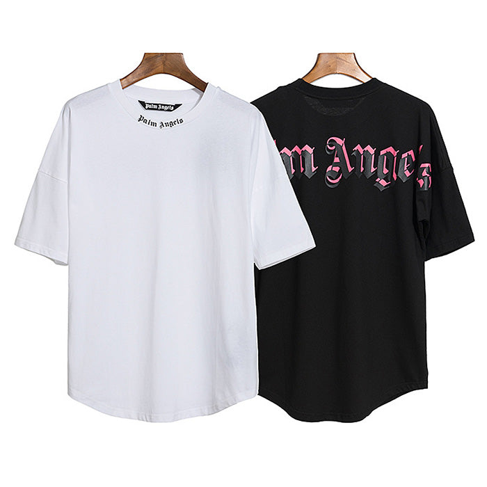 Palm Angels Oversized Gothic Back Logo T-Shirt