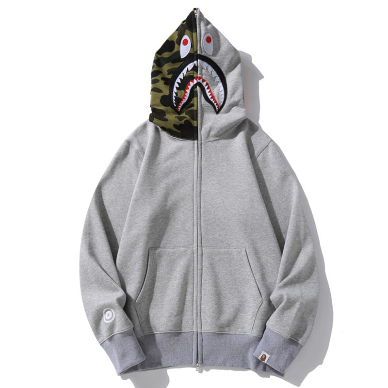 BAPE Camo Fleece Full-Zip Hoodie