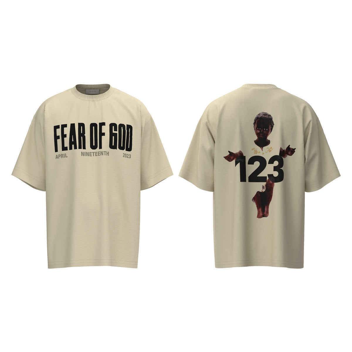 Fear of God x RRR123 T-Shirt – Apricot