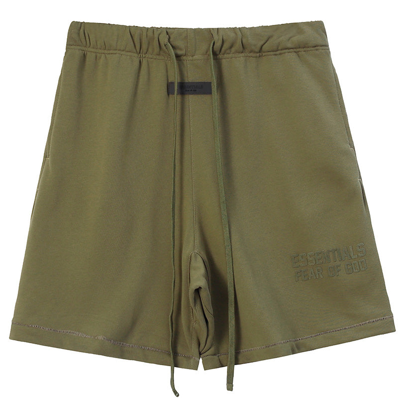 Fear Of God Season 8 Flocked Letter Print Shorts