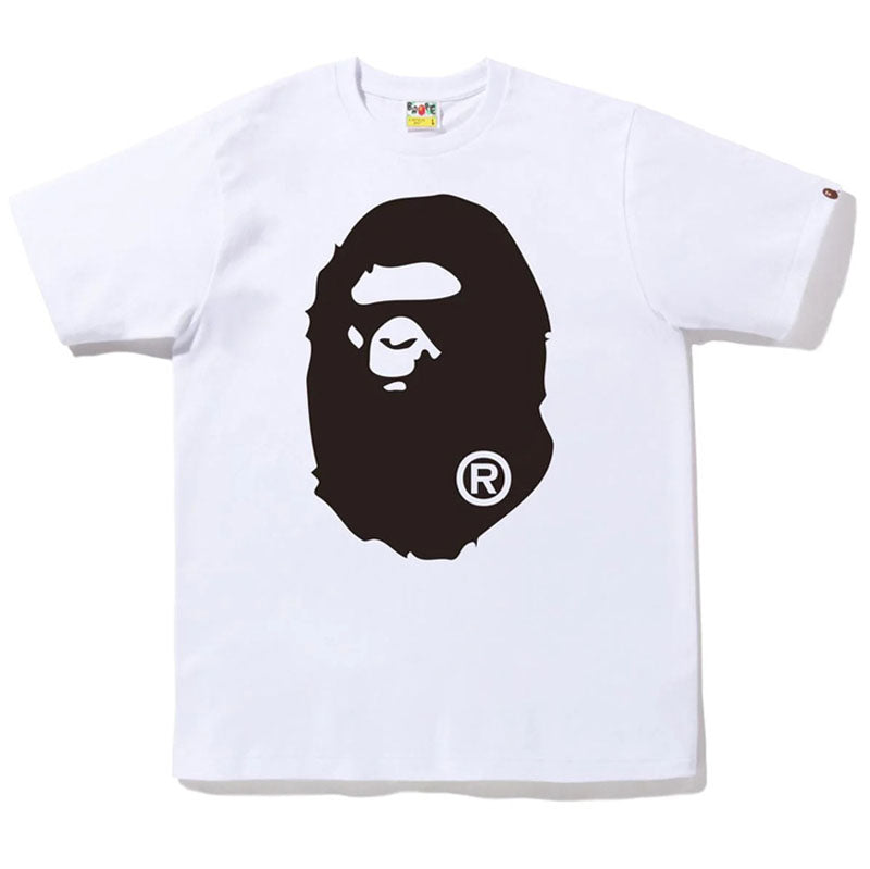BAPE Stacked Logo Ape Head T-Shirt