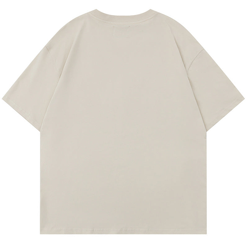 Fear of God Flocked Letters FG80 Pattern T-Shirt – Apricot / Black