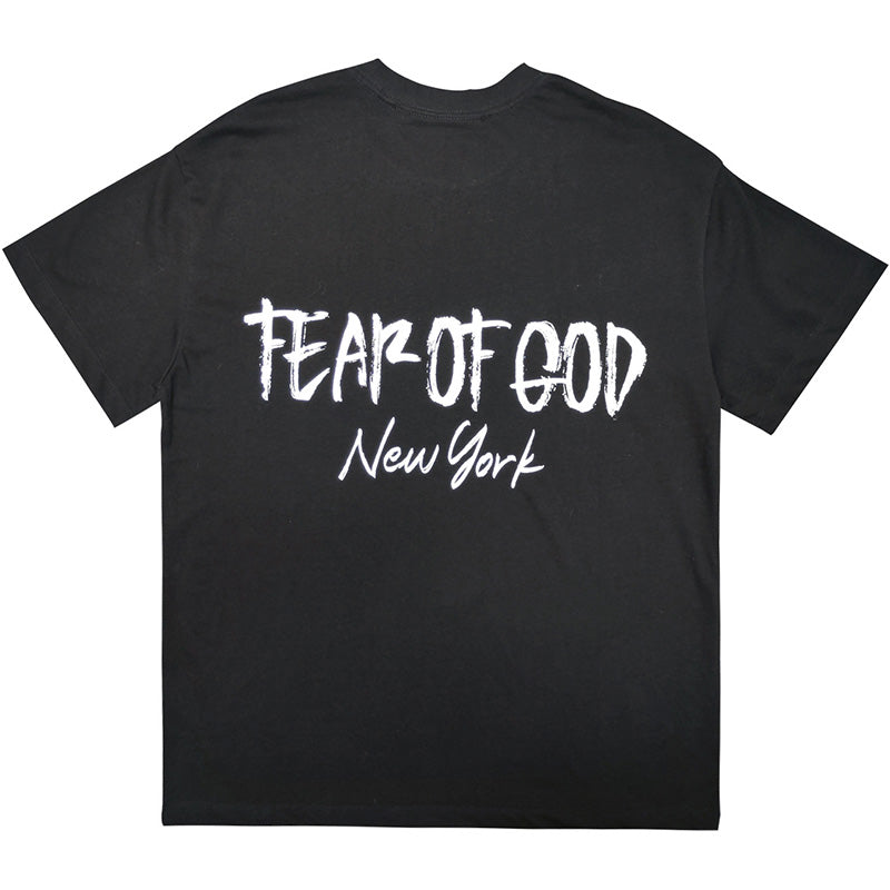 Fear of God New York Limited Letters T-Shirt – White / Black / Grey