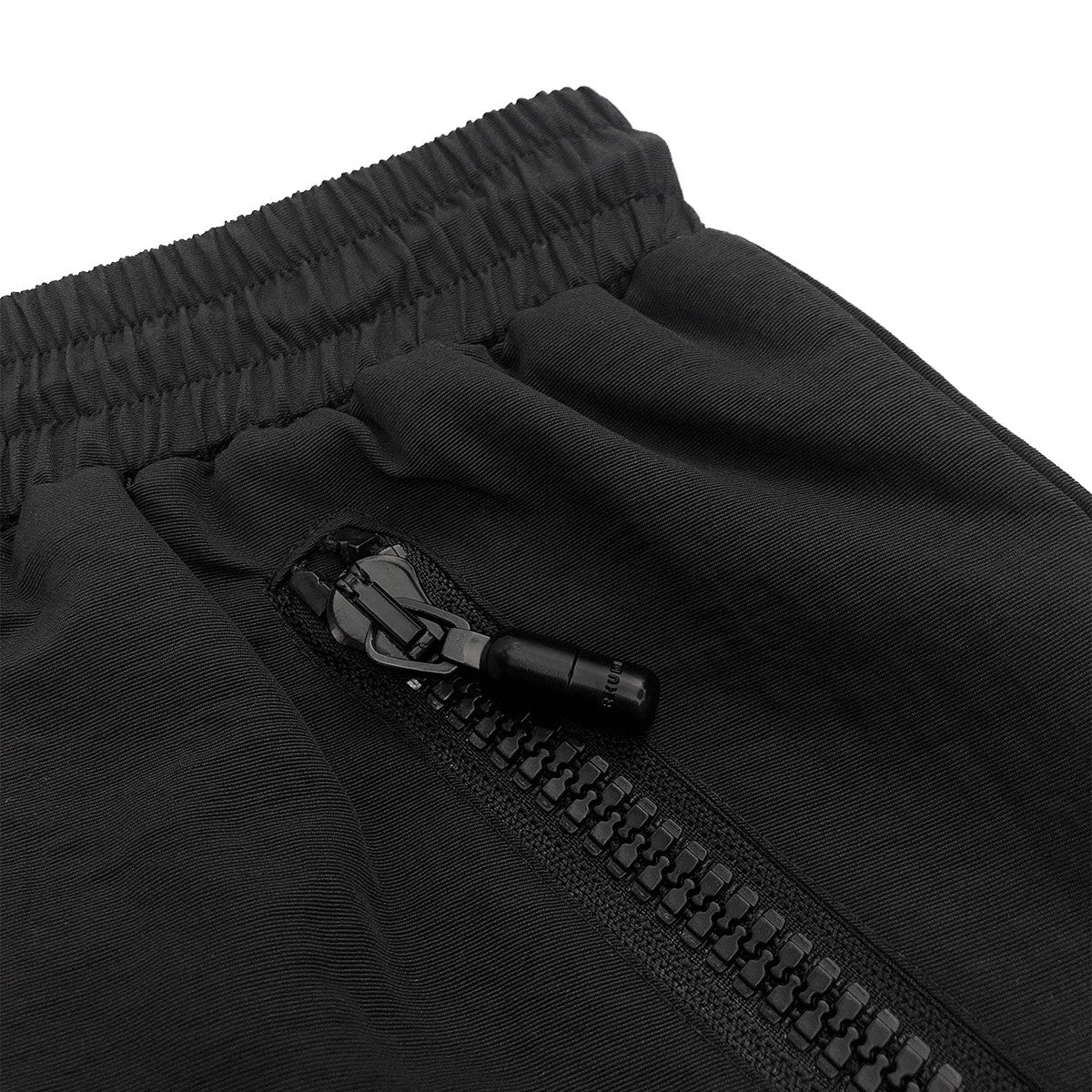 RHUDE 3M Reflective Letters Mesh Drawstring Shorts – Black