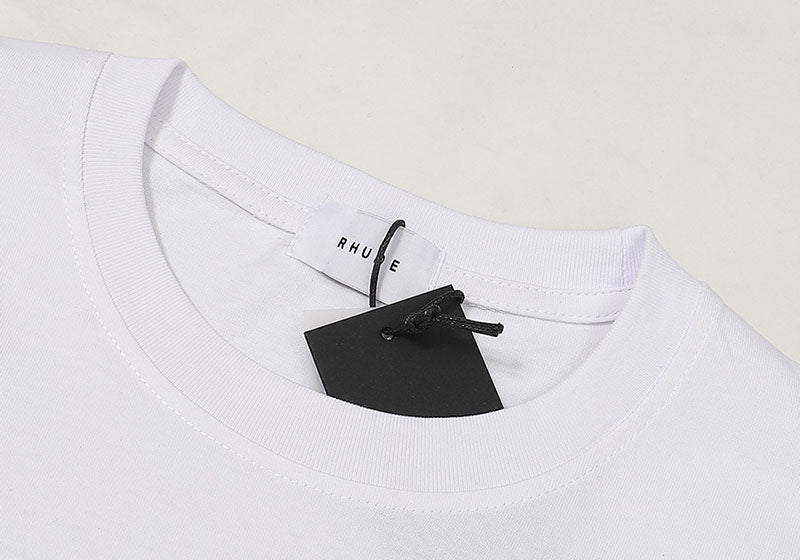 RHUDE T-Shirt – Black / Apricot / White