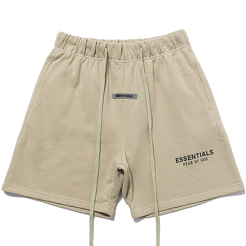 Fear of God Essentials Shorts – Brown / Cement White / Matcha Green / Charcoal Grey