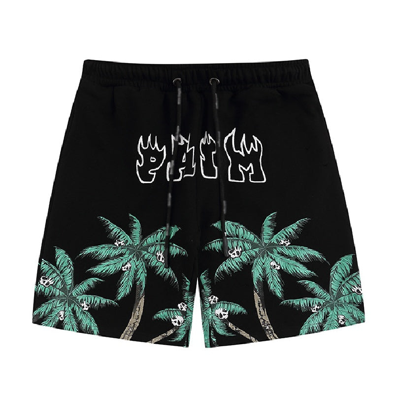 Palm Angels Shorts – Men's Cotton Shorts | Black & Apricot