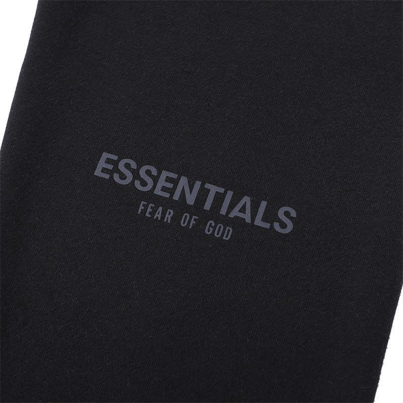 Fear Of God Essentials Fleece-Lined Relaxed Pants – Black