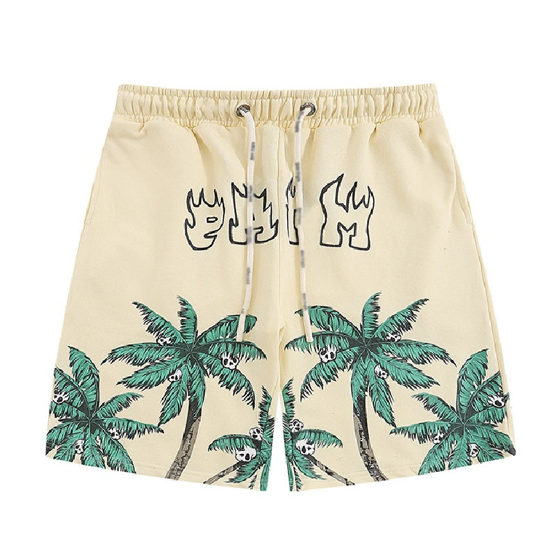 Palm Angels Shorts – Men's Cotton Shorts | Black & Apricot