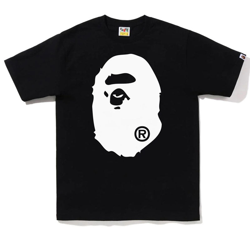 BAPE Stacked Logo Ape Head T-Shirt