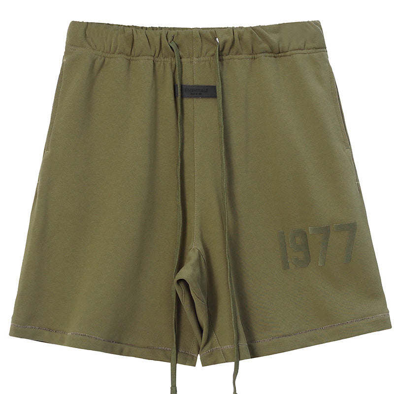 Fear of God 1977 Digital Print Shorts – Coral Red / Olive