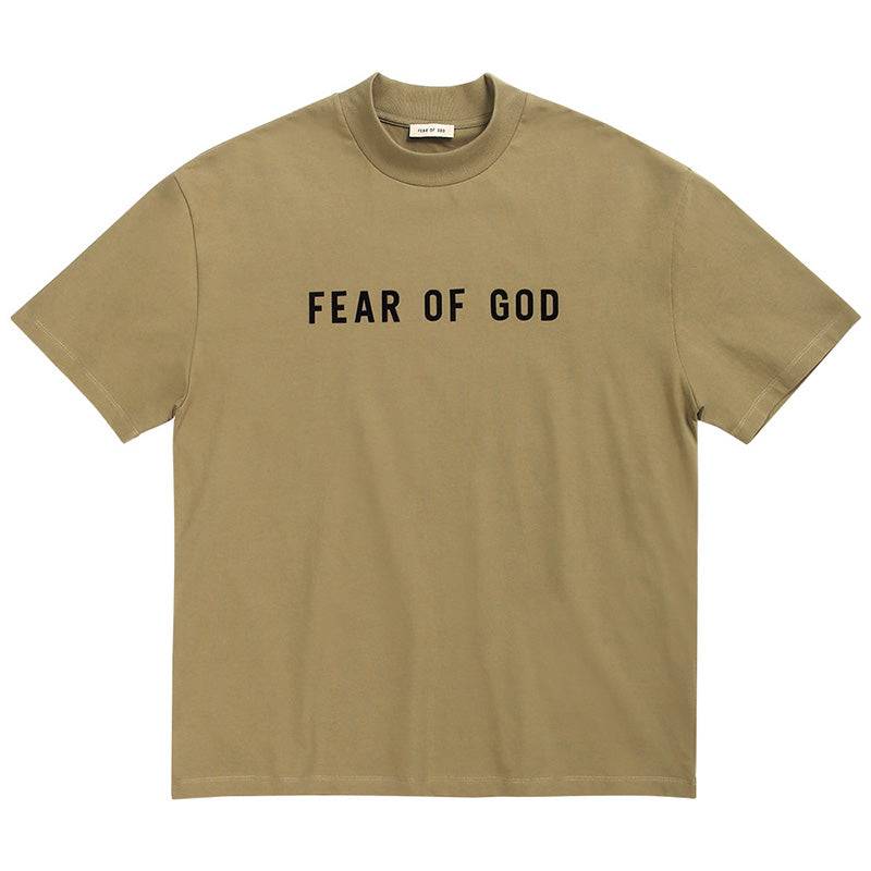 Fear of God Essentials T-Shirt – Apricot / Black / Yellow