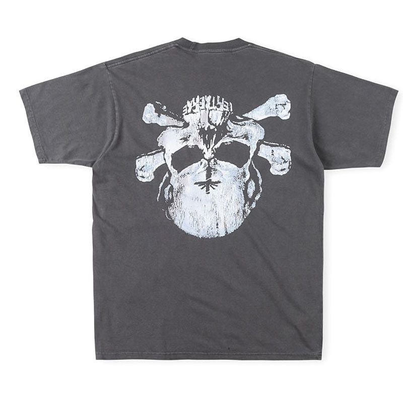Vertabrae Skull Print T-Shirt