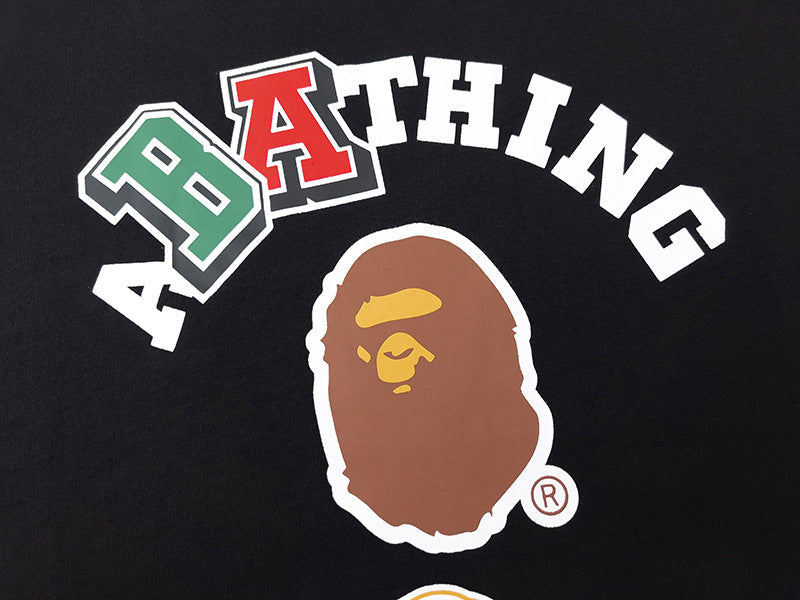 A Bathing Ape Multi-Color College Logo Tee