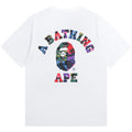 BAPE Color Camo College Logo Tee