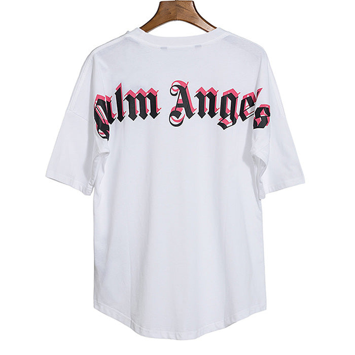 Palm Angels Oversized Gothic Back Logo T-Shirt