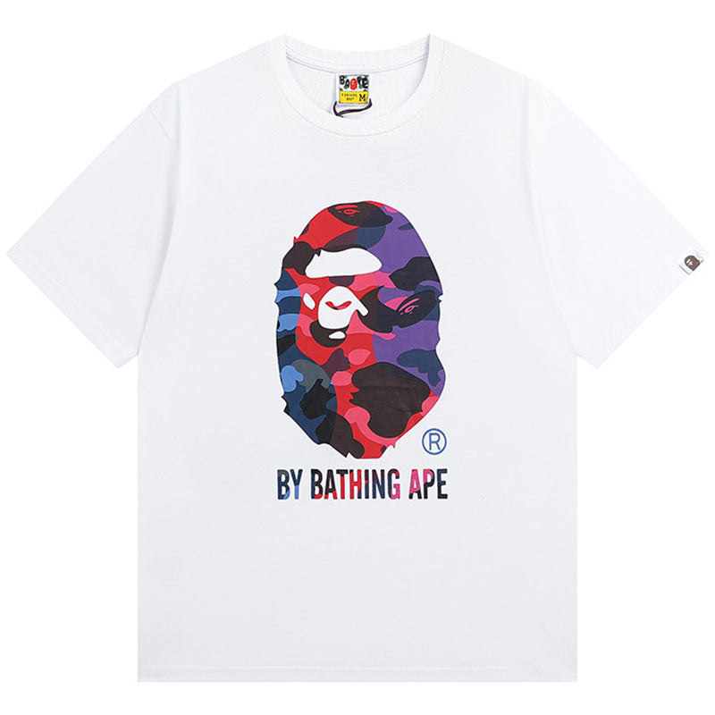 BAPE Color Camo Ape Head By Bathing Ape Tee