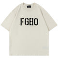 Fear of God Flocked Letters FG80 Pattern T-Shirt – Apricot / Black