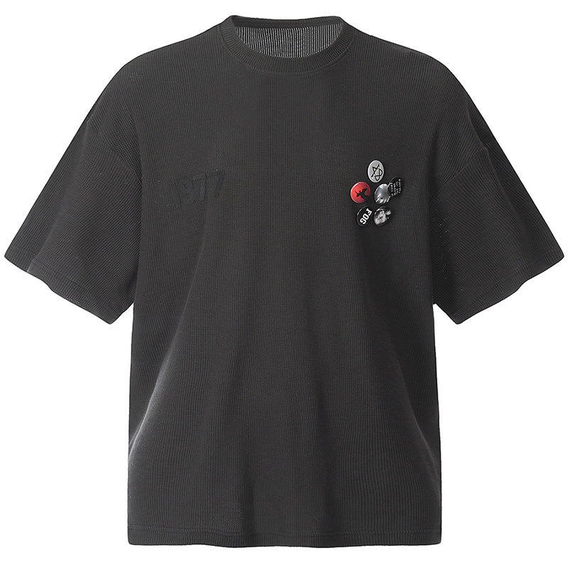 Fear of God FOG Badge T-Shirt – Apricot / Black
