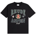 RHUDE Aspen Ski Crest Tee – Black