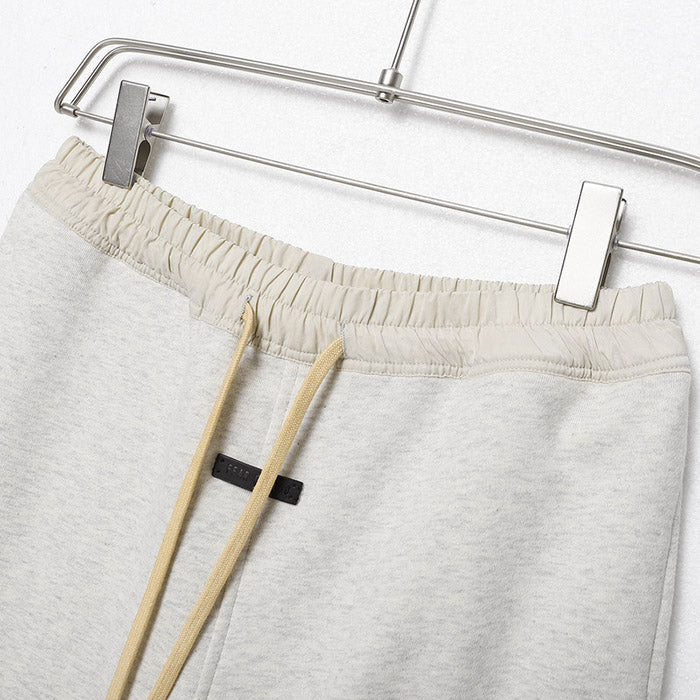 Fear of God Essentials 7C Shorts – Light Gray / Black